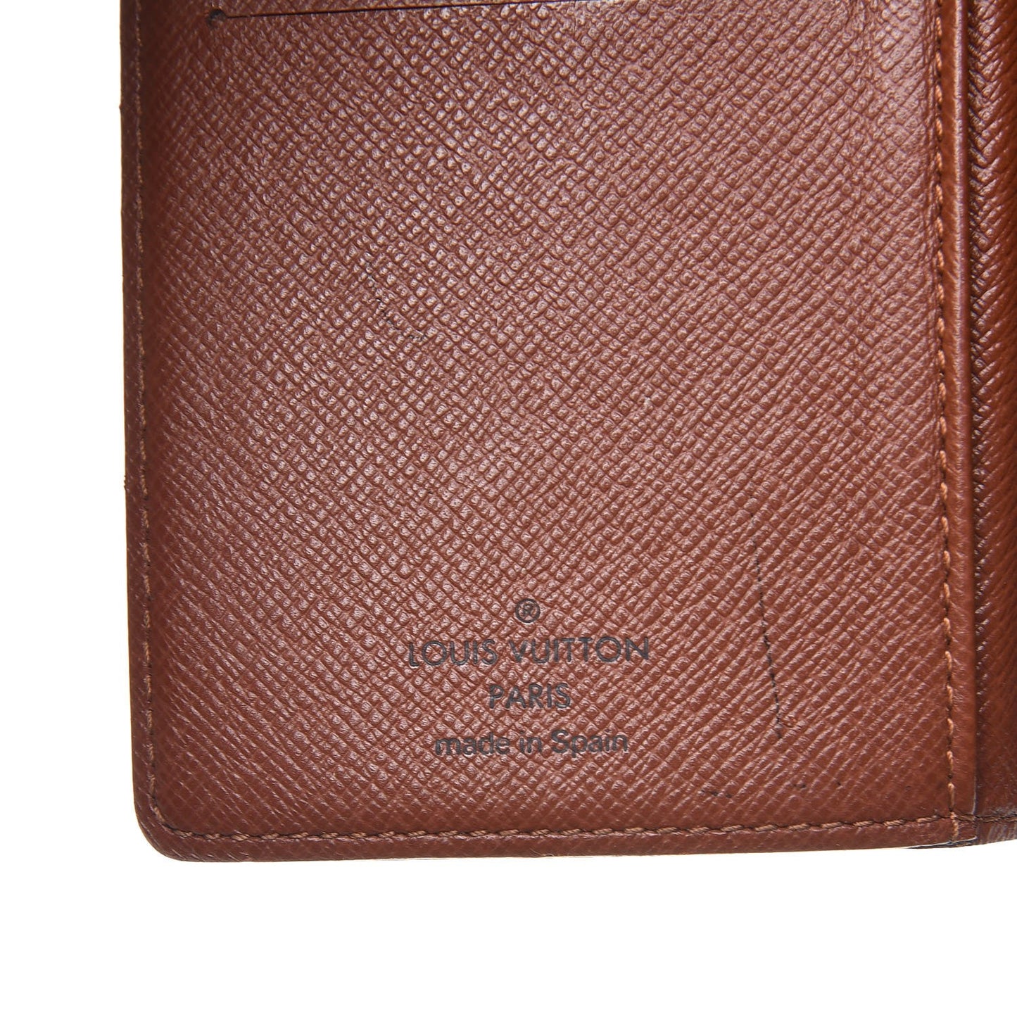 Monogram Checkbook Holder Wallet