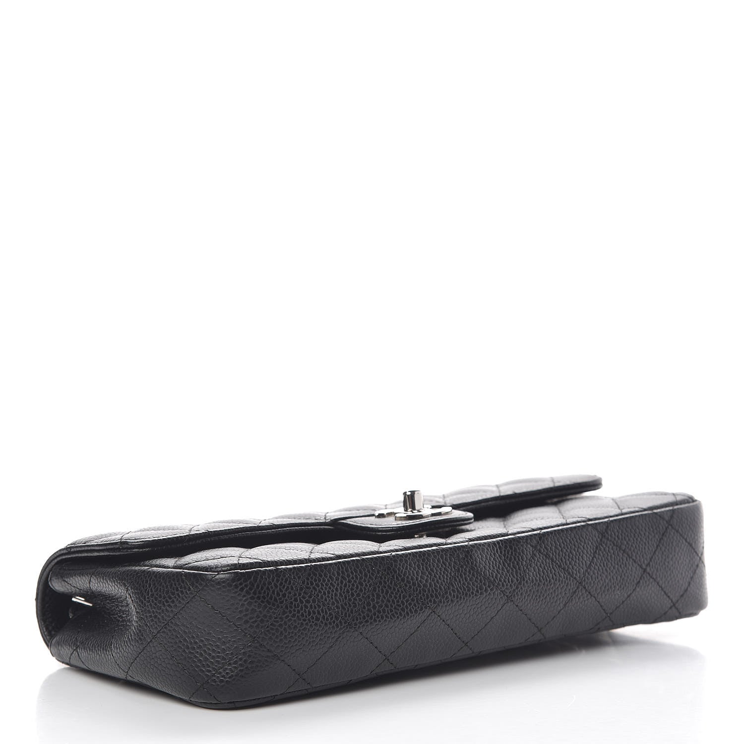Chanel Caviar Quilted East West Flap Black 4 of 11