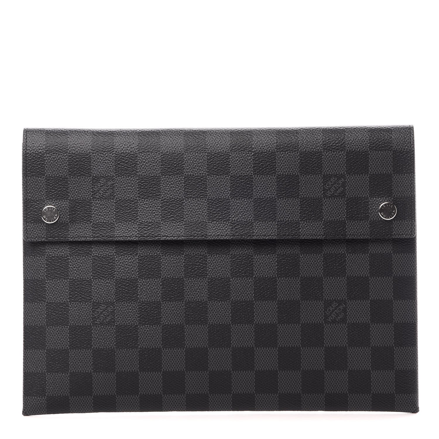 Louis Vuitton Damier Graphite Large Alpha Pochette 1 of 7