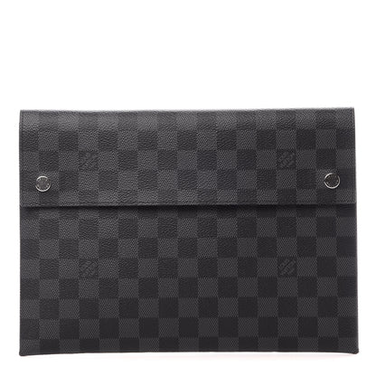 Louis Vuitton Damier Graphite Large Alpha Pochette 1 of 7
