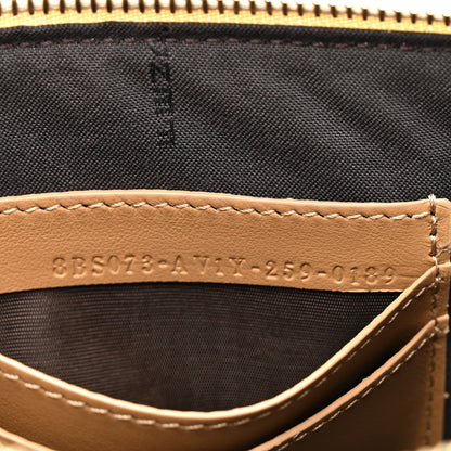 Fendi Fabric Jacquard Vitello Grace FF 1974 Baguette Pouch Grezzo Multicolor Soft Gold 6 of 9