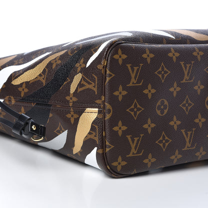 Louis Vuitton X LOL Monogram Neverfull MM Gold Silver 10 of 12
