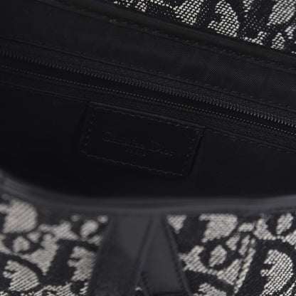 Christian Dior Monogram Saddle Bag Black 8 of 10