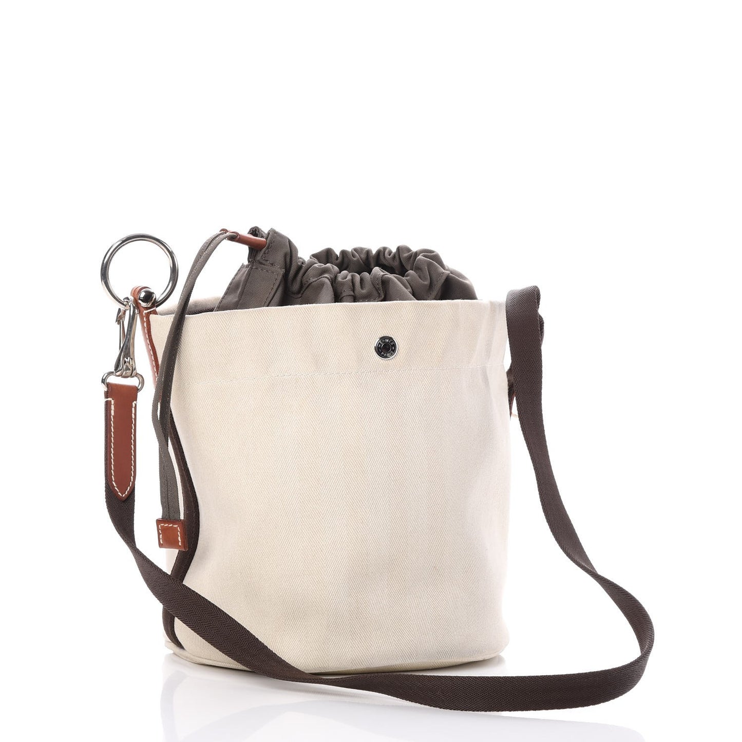 Natural Barenia Toile Sac De Pansage Grooming Bag