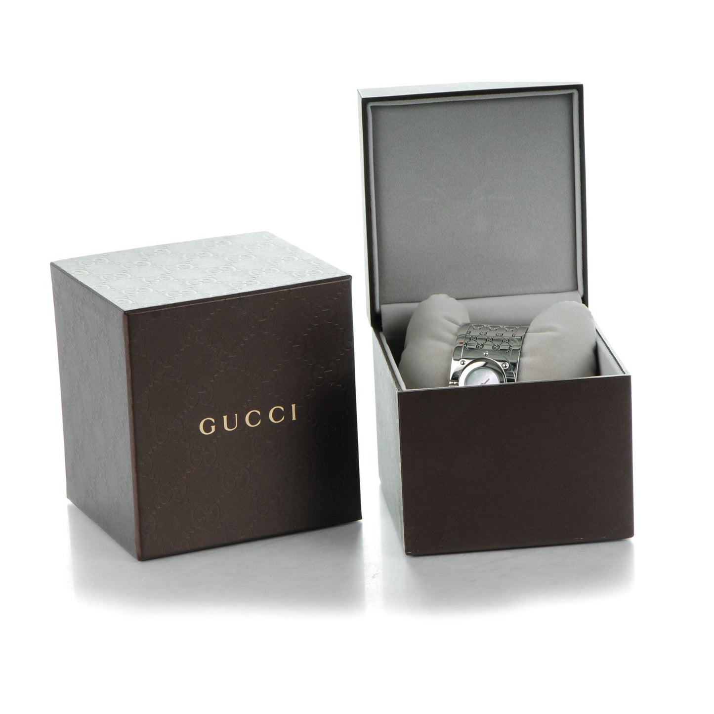 Stainless Steel Mother of Pearl 33mm Twirl Quartz Watch