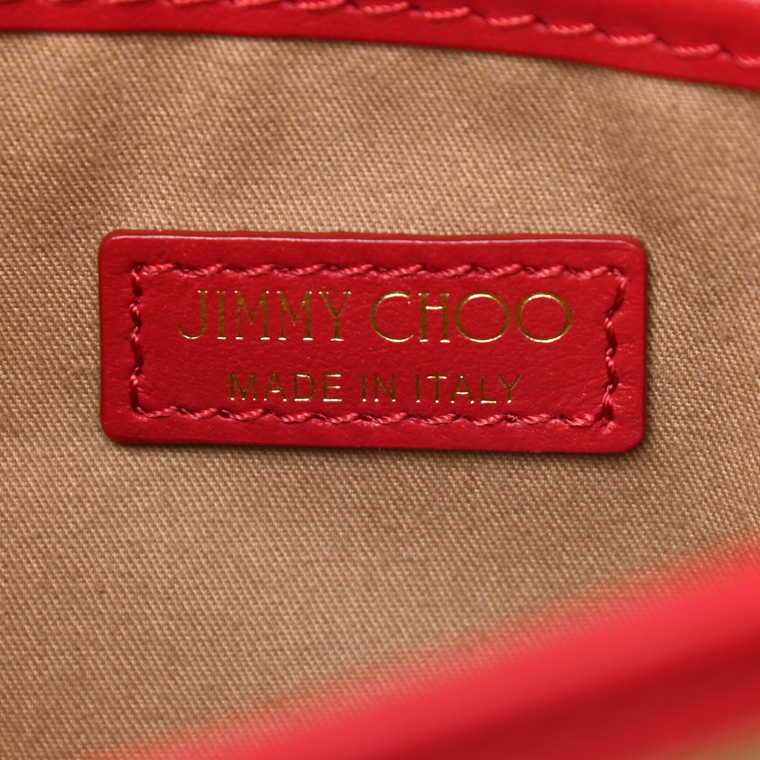 Jimmy Choo Smooth Calfskin Studded Lockett Shoulder Bag Red 6 of 8