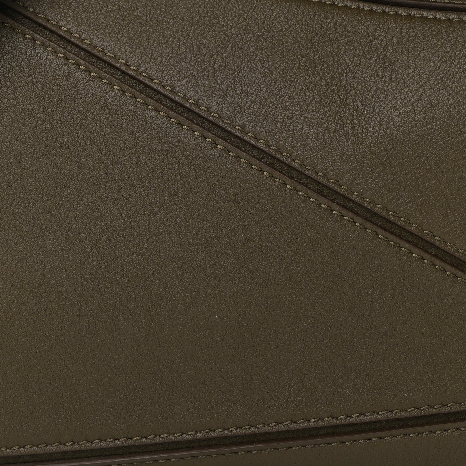 Loewe Calfskin Small Puzzle Bag Dark Khaki 6 of 9