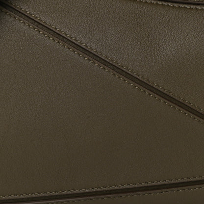 Loewe Calfskin Small Puzzle Bag Dark Khaki 6 of 9