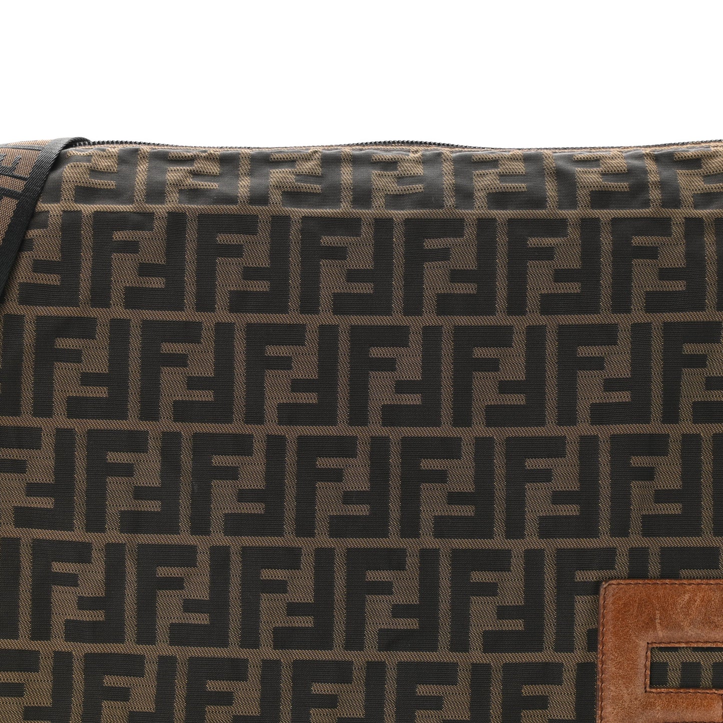 Zucca Vitello Patchwork Shoulder Flap Bag Tobacco Sabbia