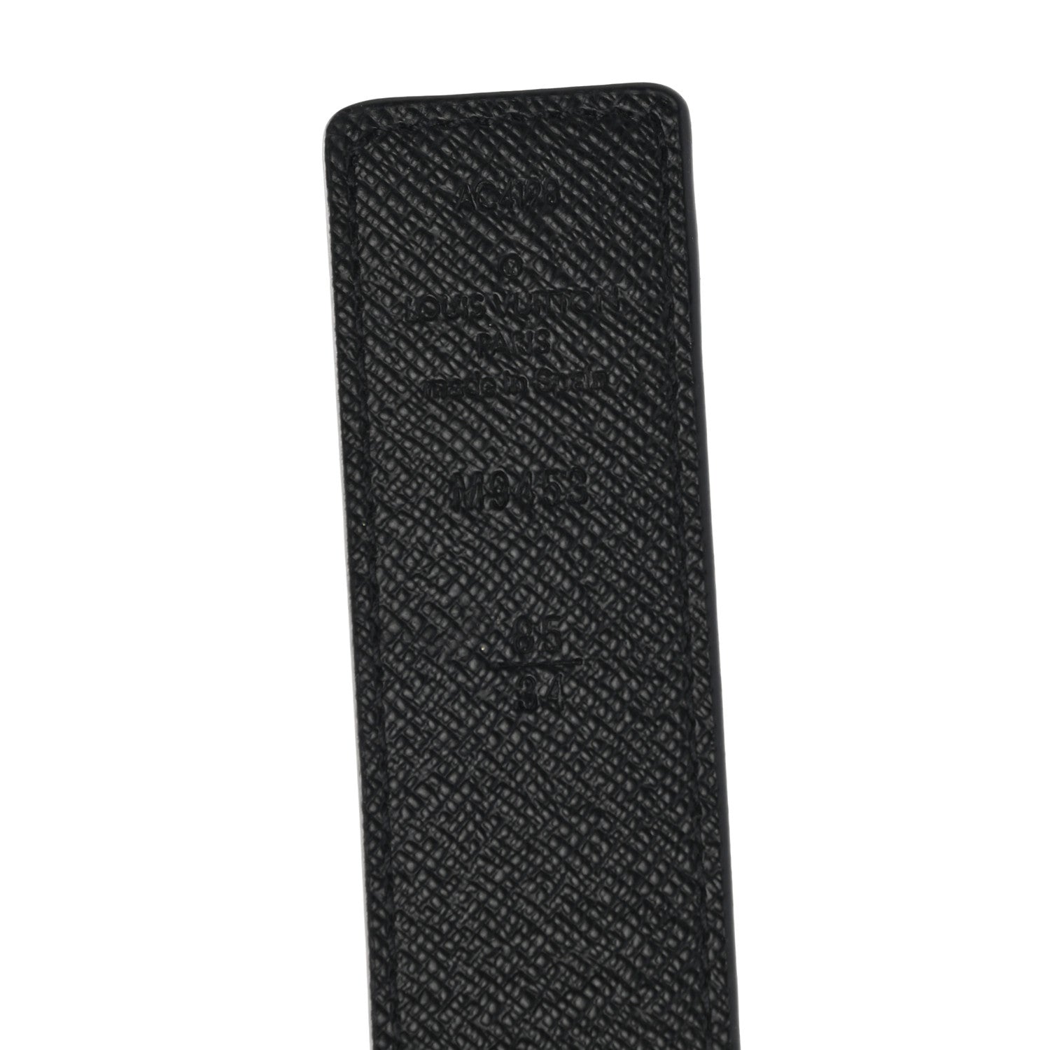 Louis Vuitton Calfskin Monogram 30mm LV Initiales Reversible Belt 85 34 Black 5 of 5