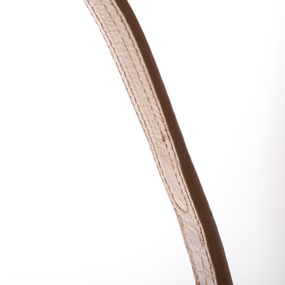 Saint Laurent Nubuck Croc Embossed Large Muse Two Beige 18 of 20