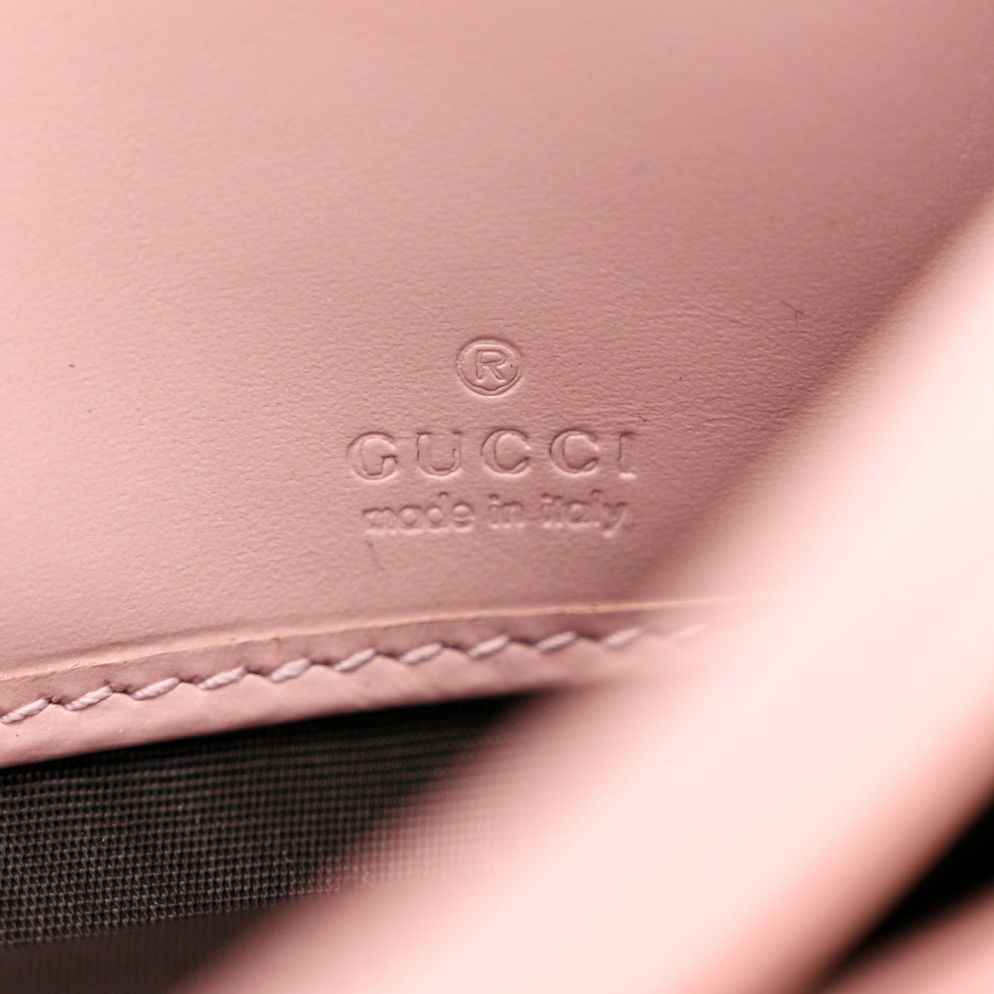 Guccissima Signature Crystal Cat Continental Flap Wallet Light Candy Pink