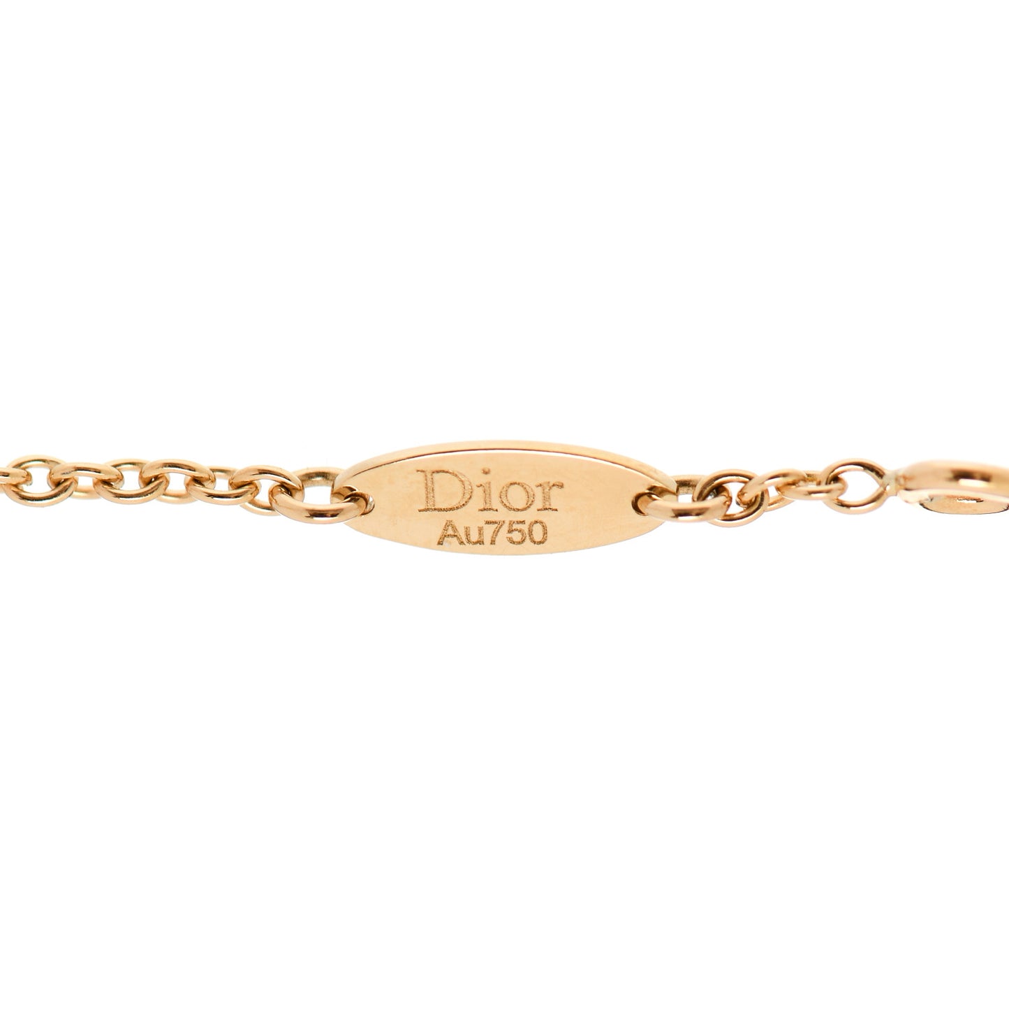 18K Yellow Gold Diamond Mother of Pearl Rose Des Vents Bracelet
