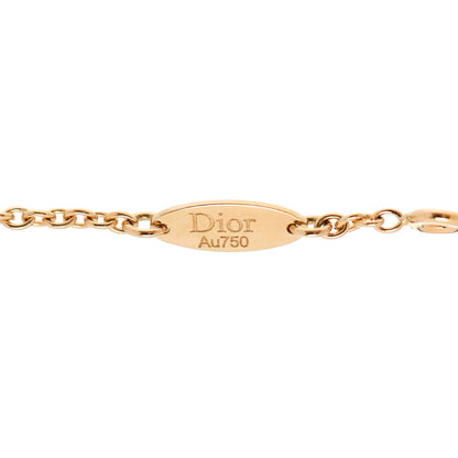 Christian Dior 18K Yellow Gold Diamond Mother of Pearl Rose Des Vents Bracelet 4 of 6