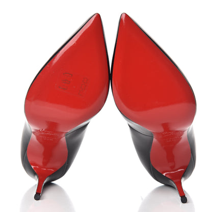 Christian Louboutin Shiny Nappa Victorina 100 Pumps 35.5 Black 5 of 14