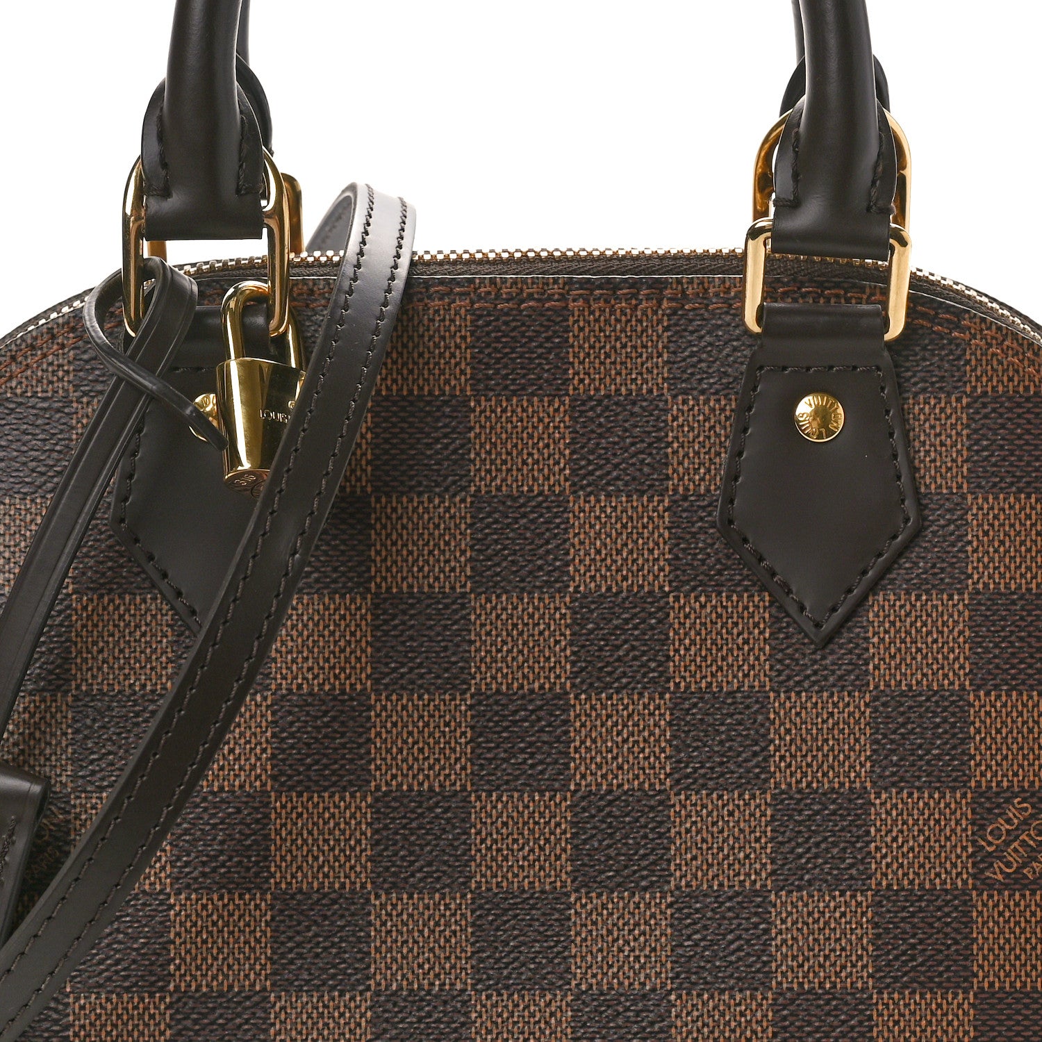 Louis Vuitton Damier Ebene Alma BB 7 of 9