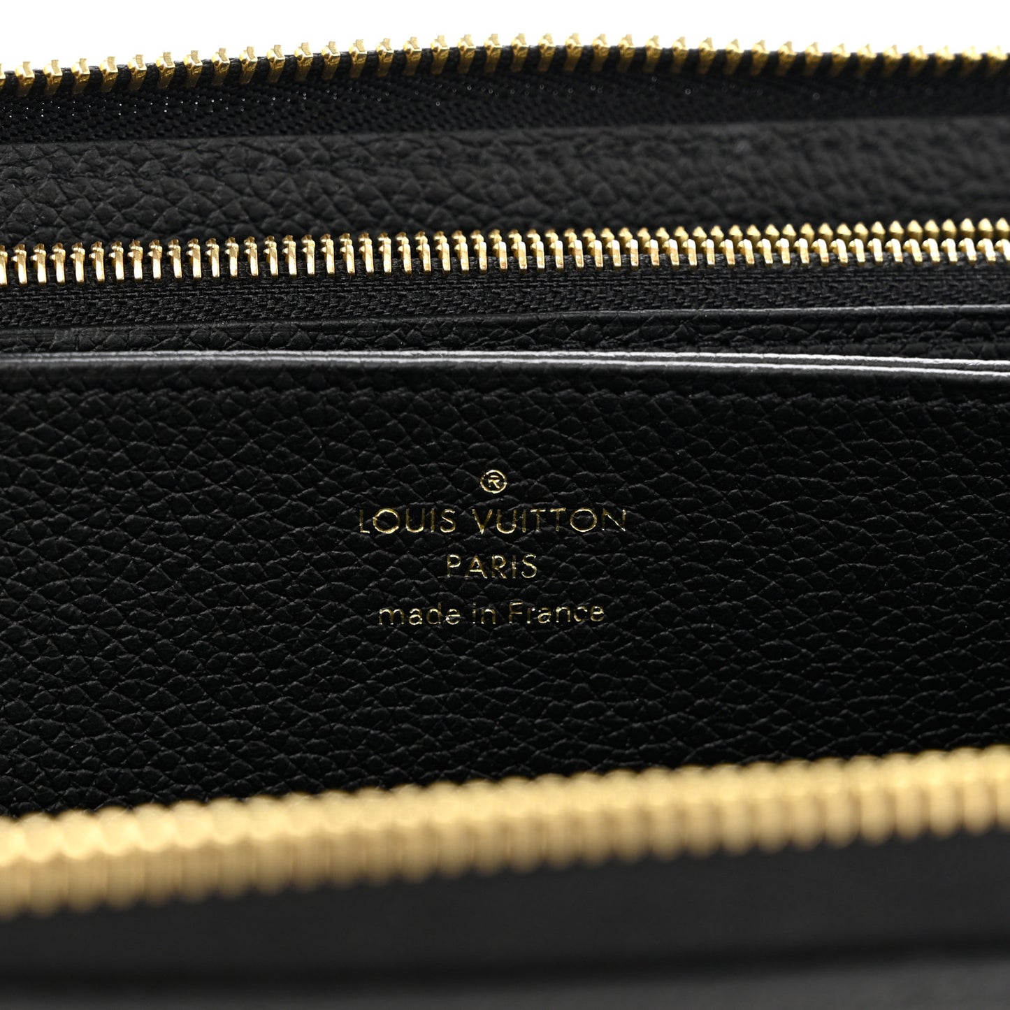 Empreinte Monogram Giant Zippy Wallet Black Beige