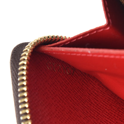 Louis Vuitton Damier Ebene Clemence Wallet Cherry 7 of 9