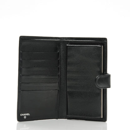 Chanel Caviar Timeless CC French Wallet Black 5 of 8