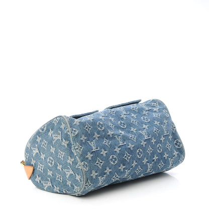 Louis Vuitton Monogram Denim Neo Speedy Blue 4 of 13