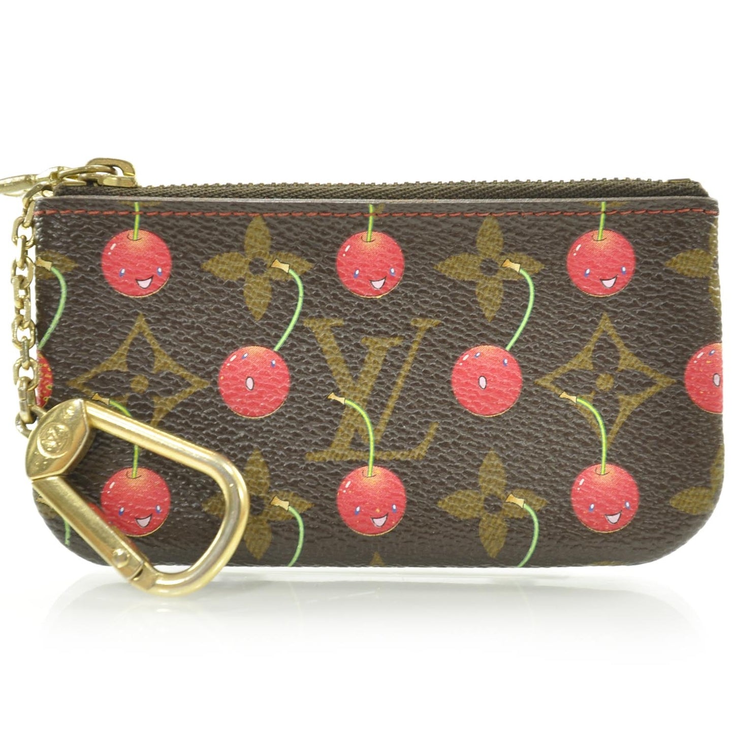 Monogram Cerises Key Pouch