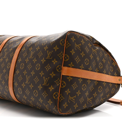 Louis Vuitton Monogram Keepall Bandouliere 55 9 of 9