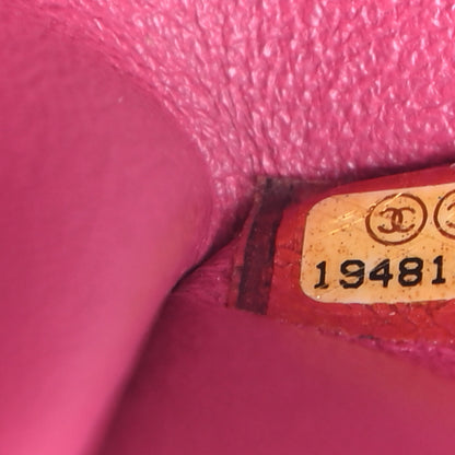 Chanel Patent Quilted Jumbo Double Flap Pink 7 of 10