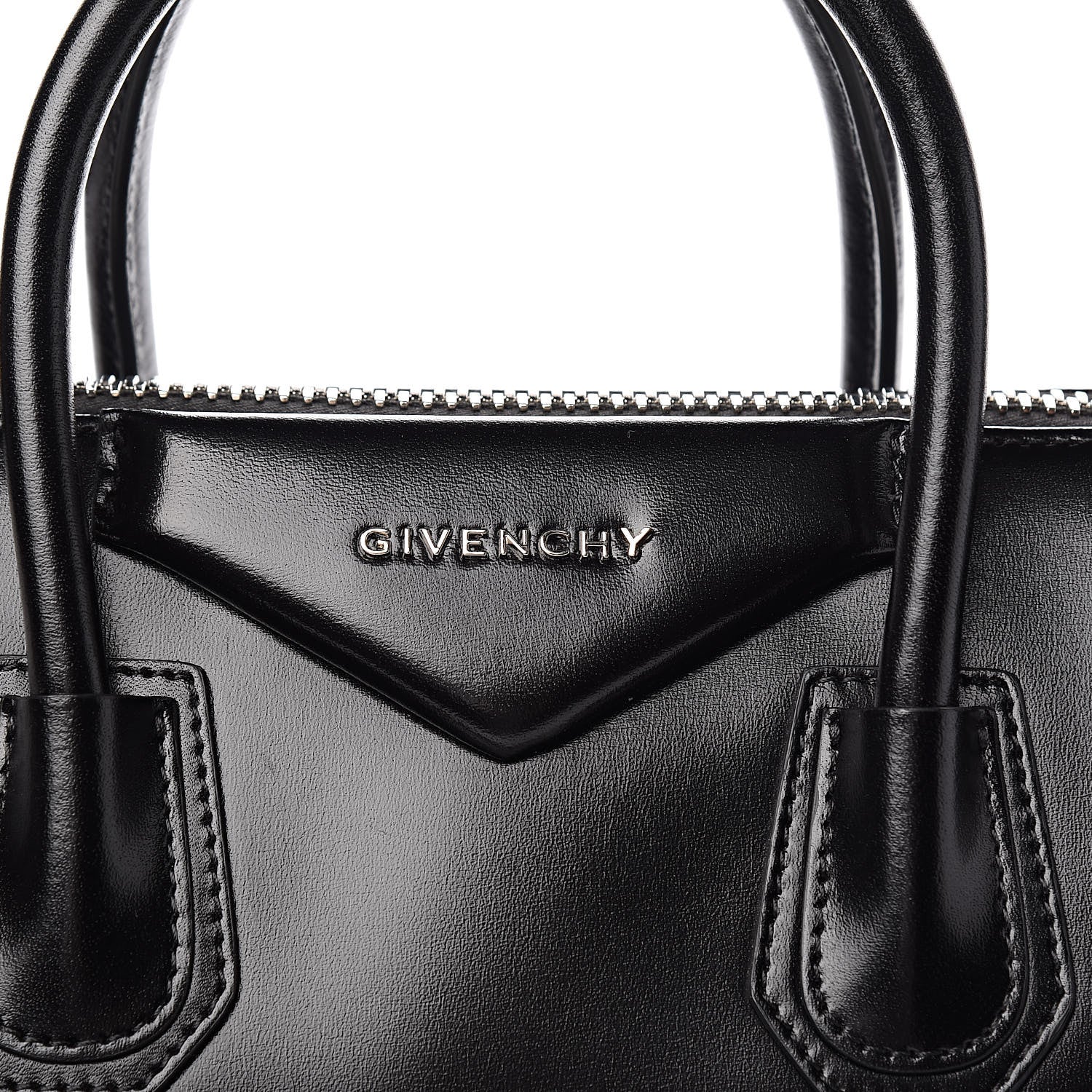 Givenchy Shiny Lord Calfskin Small Antigona Black 10 of 10