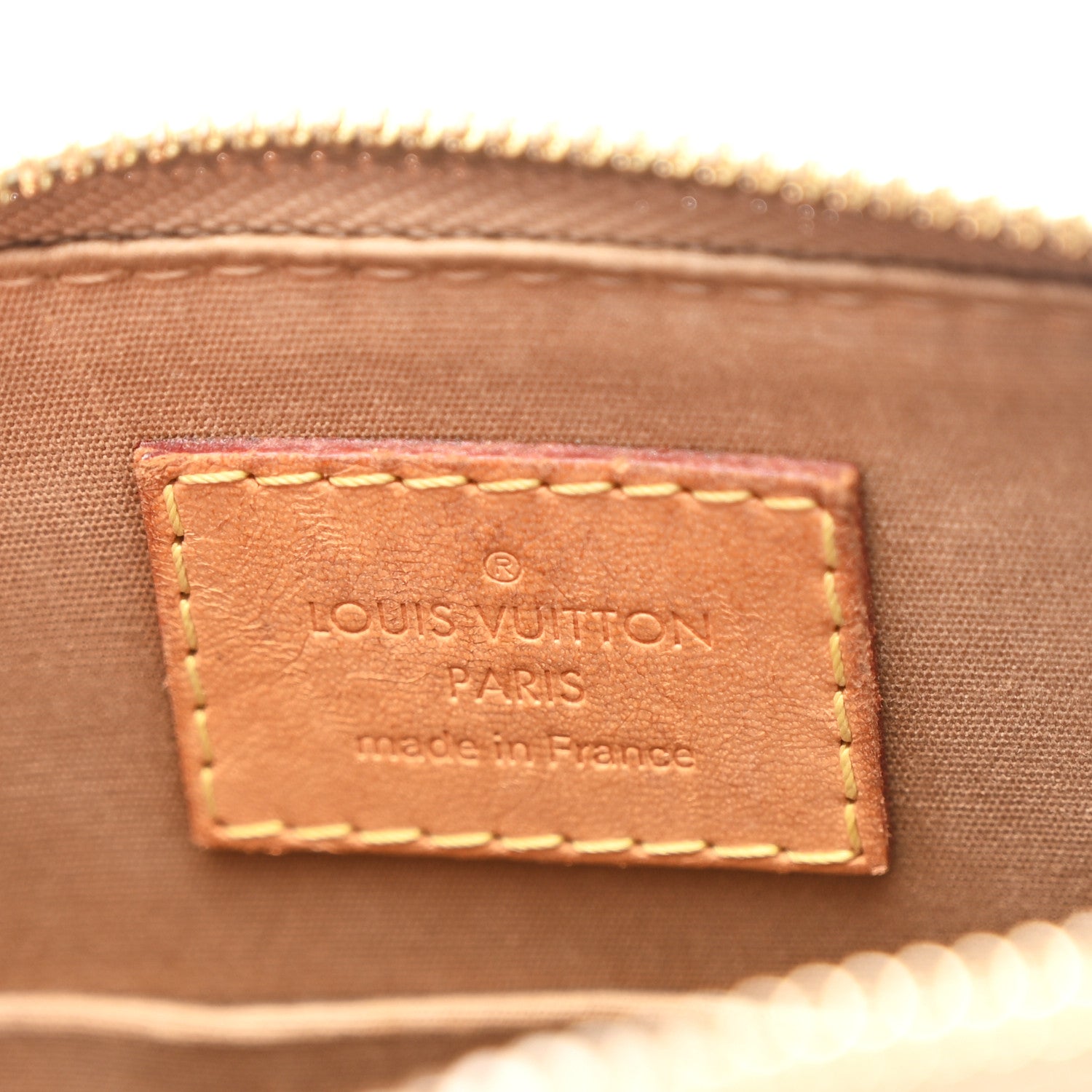 Louis Vuitton Vernis Alma BB Mordore 6 of 10