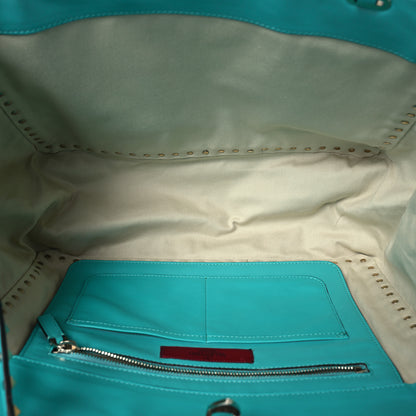 Valentino Garavani Vitello Medium Rockstud Tote Colibri 5 of 11