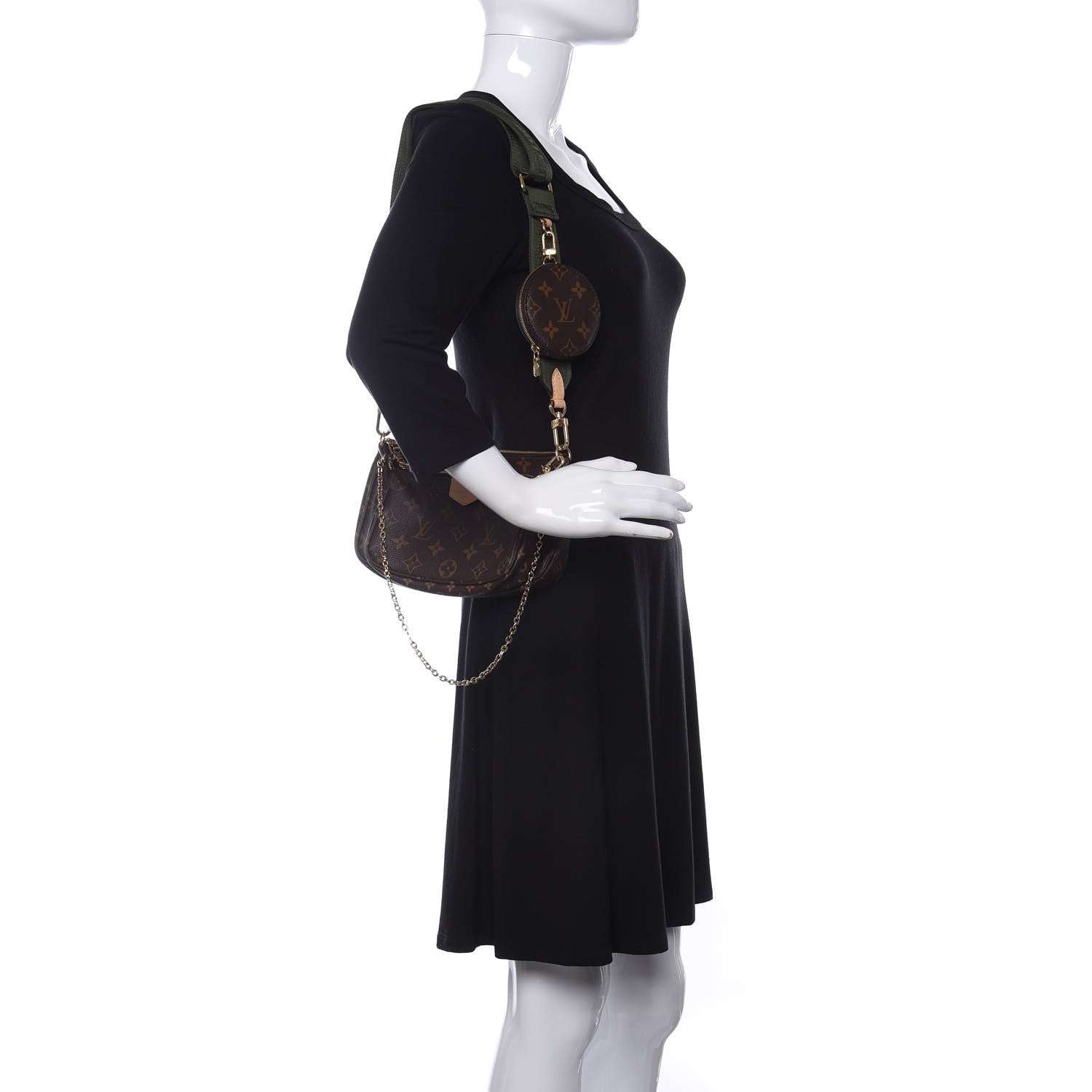 Louis Vuitton Monogram Multi Pochette Accessories Kaki 2 of 14