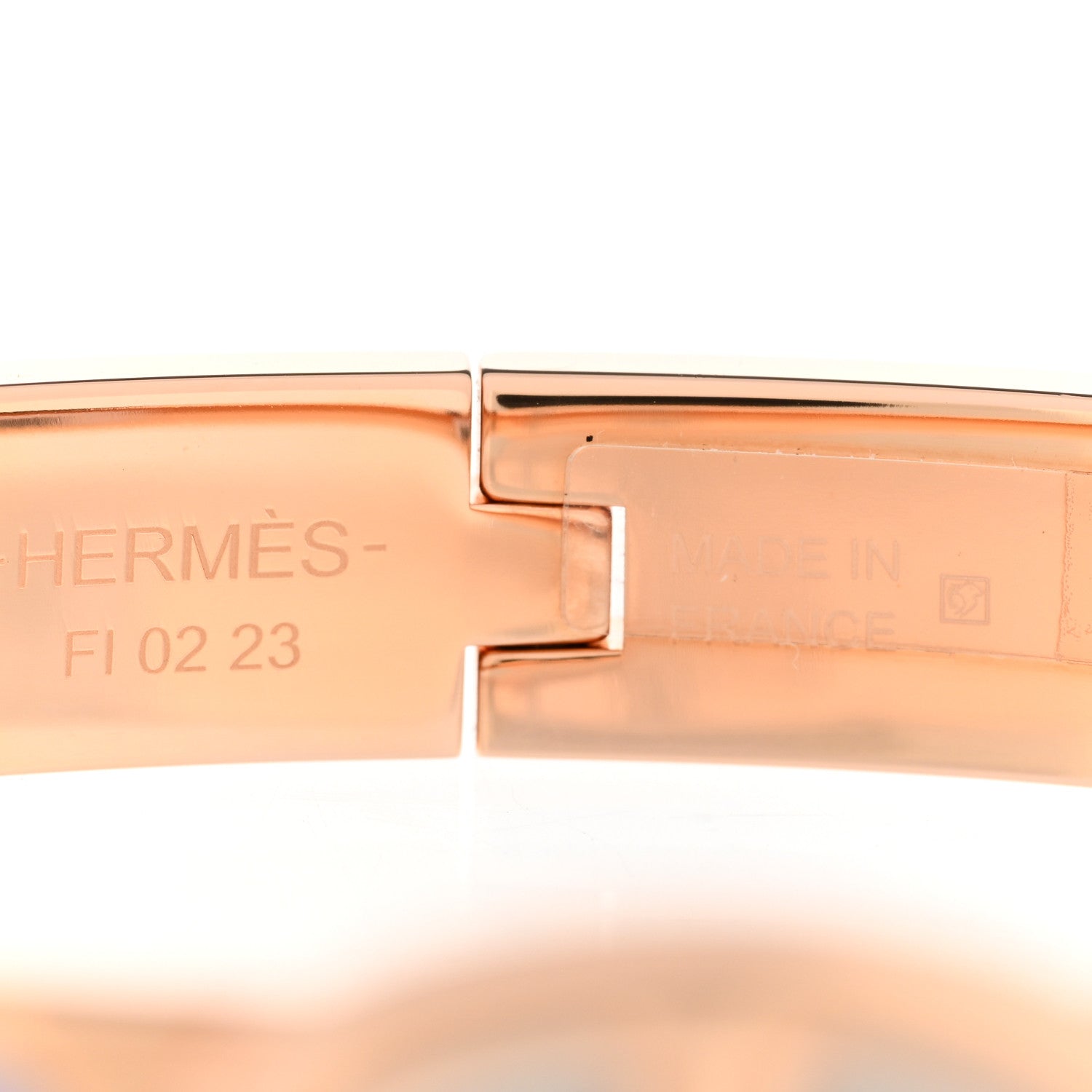 Hermes Enamel Mini Clic Chaine d'Ancre Bracelet PM Parme 4 of 5