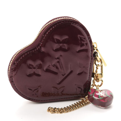 Louis Vuitton Vernis Coeur Heart Coin Purse Rouge Fauviste 3 of 6