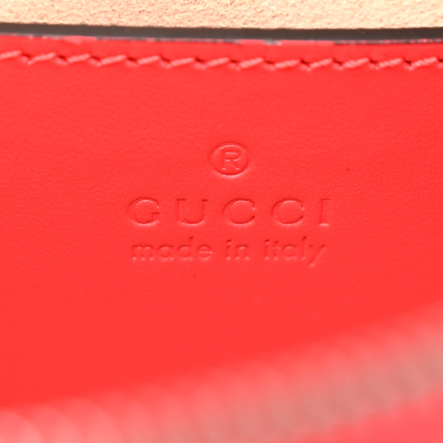 Gucci Calfskin Matelasse Chevron GG Marmont Sling Shoulder Bag Rosso 6 of 10