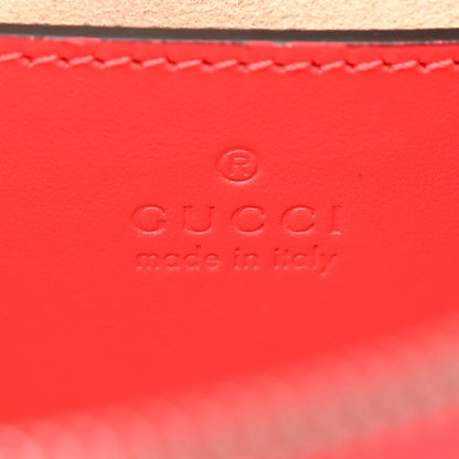 Gucci Calfskin Matelasse Chevron GG Marmont Sling Shoulder Bag Rosso 6 of 10