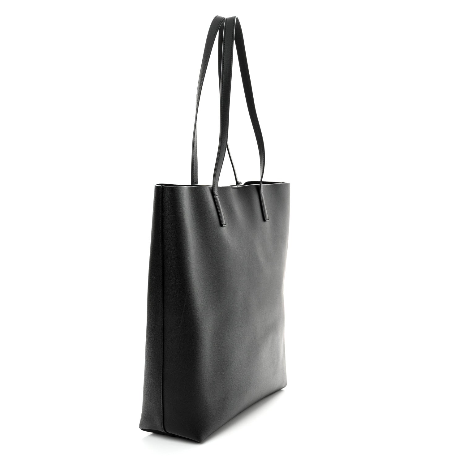 Saint Laurent Calfskin North-South Shopping Tote Black 4 of 11