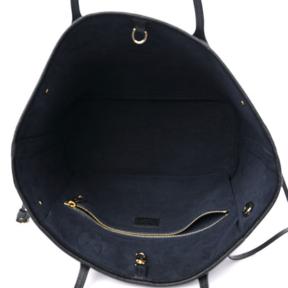 Louis Vuitton Empreinte Monogram Giant Neverfull MM Black 5 of 11