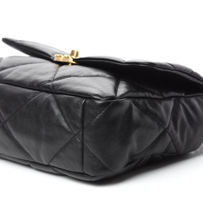 Chanel Lambskin Quilted Large Chanel 19 Flap Black 7 of 10