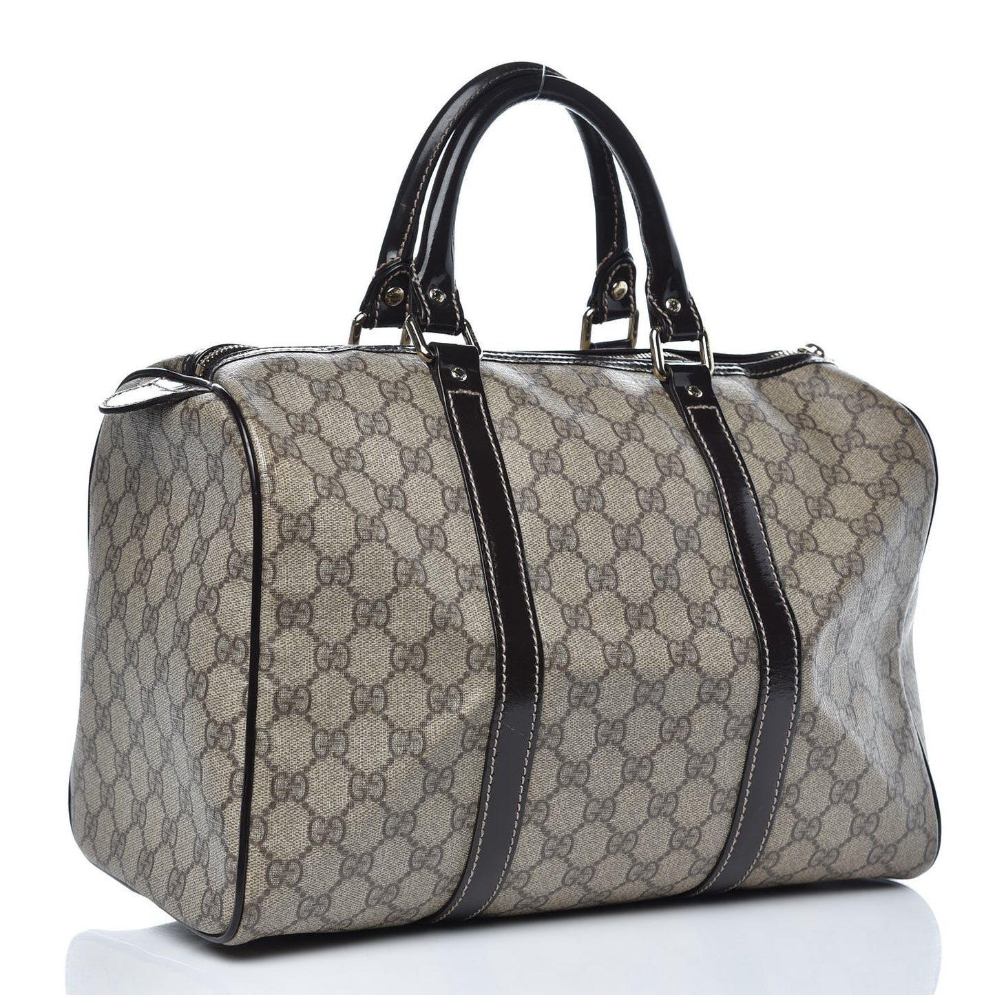 GG Plus Monogram Large Joy Boston Dark Brown