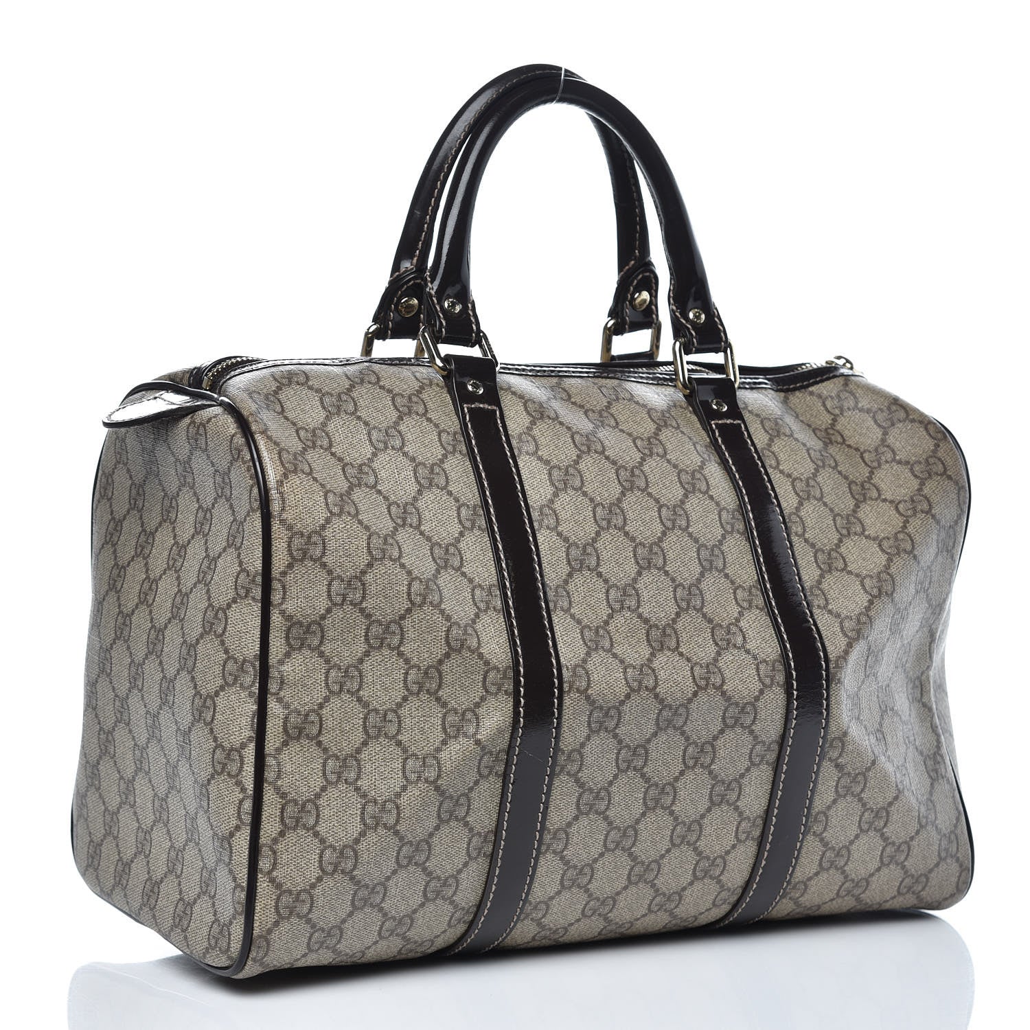 Gucci GG Plus Monogram Large Joy Boston Dark Brown 3 of 15