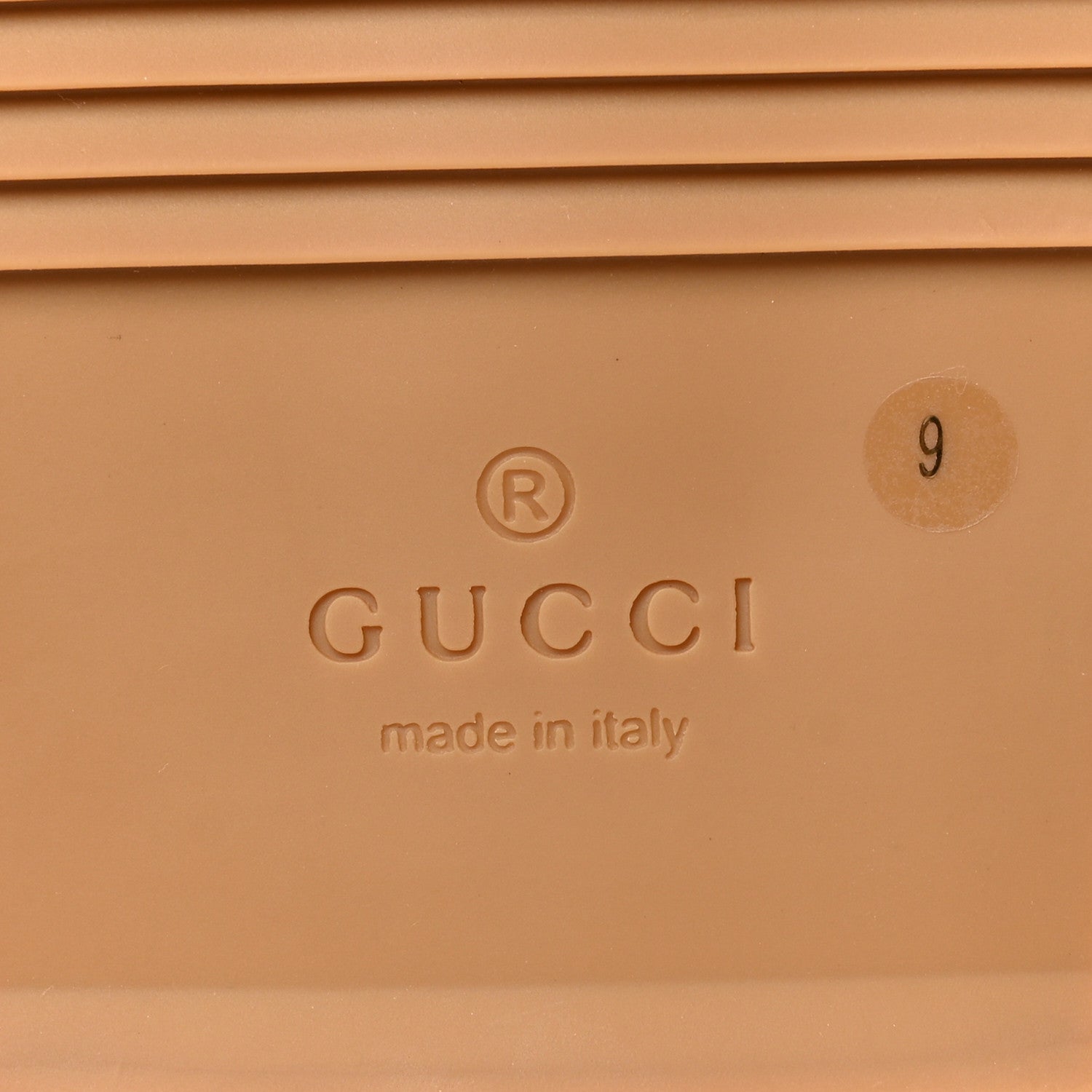 Gucci Canvas GG Monogram Mens Slide Sandals 9 Beige 8 of 9