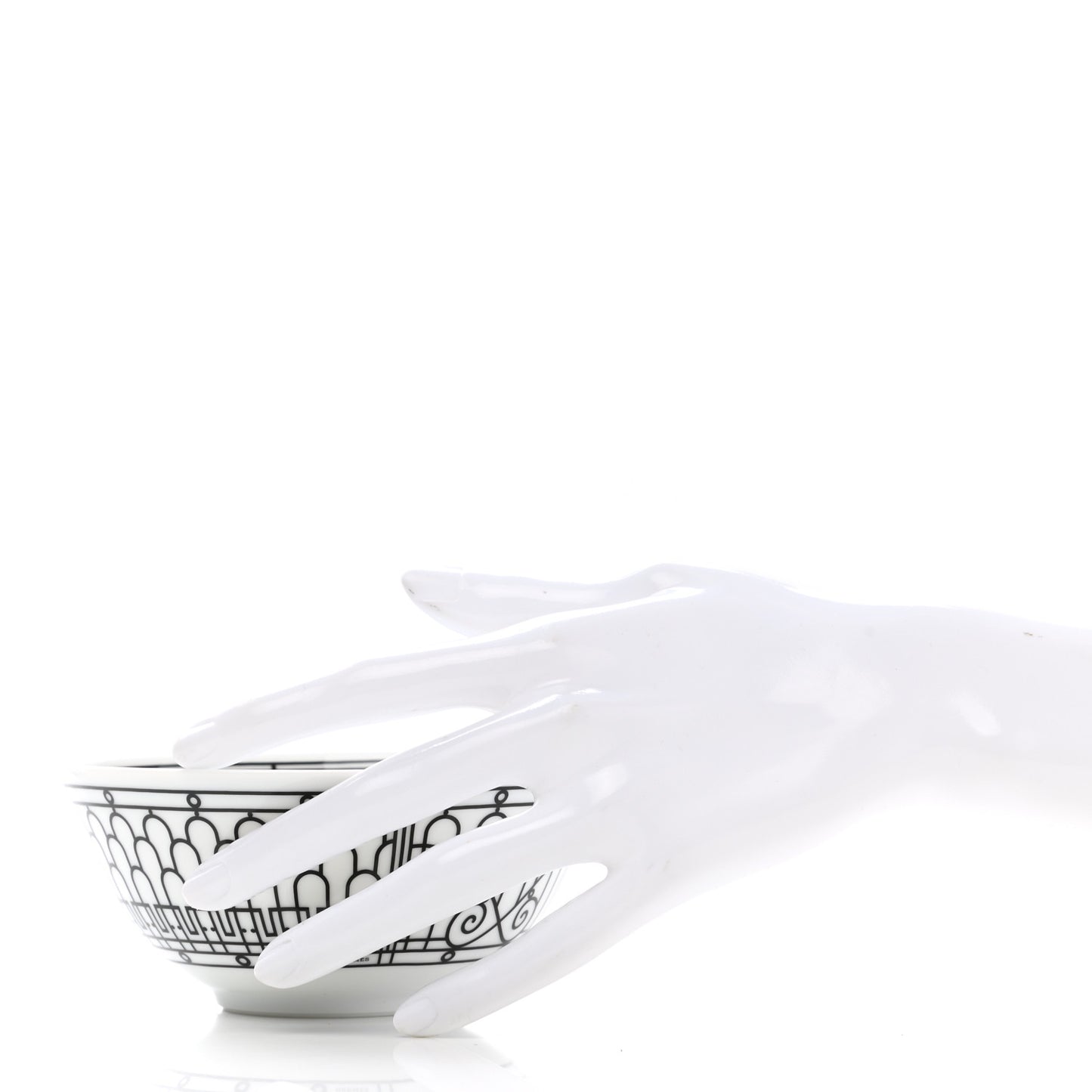 Porcelain H Deco Bowl Set of 2