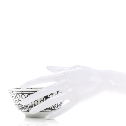 Hermes Porcelain H Deco Bowl Set of 2 2 of 8