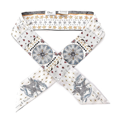 Christian Dior Silk L'Etoile Mitzah Scarf 1 of 5