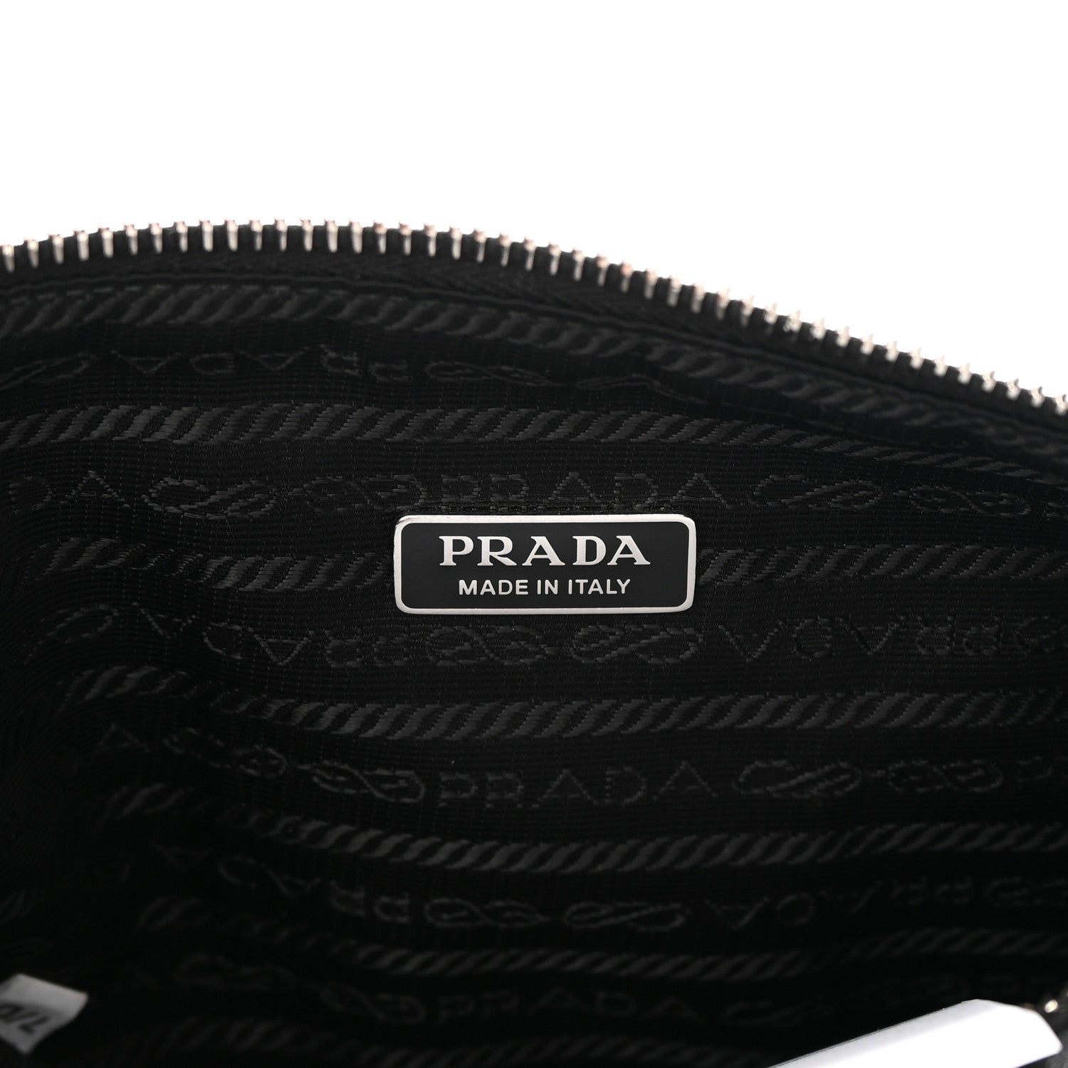 Prada Grace Lux Triangle Shoulder Bag Black 6 of 14