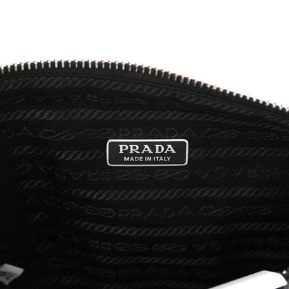 Prada Grace Lux Triangle Shoulder Bag Black 6 of 14