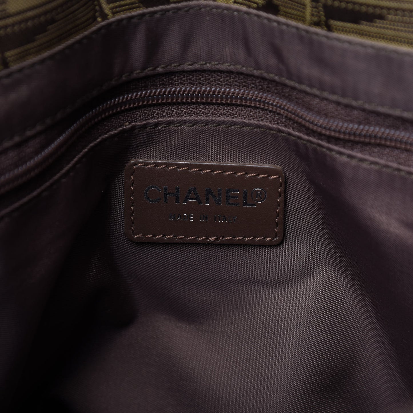 Nylon Medium Travel Tote Khaki