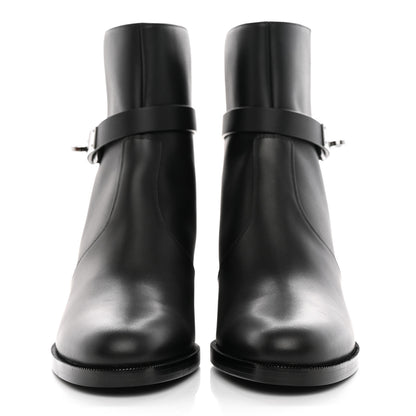 Hermes Calfskin Frenchie 50 Ankle Boots 36.5 Black 2 of 12