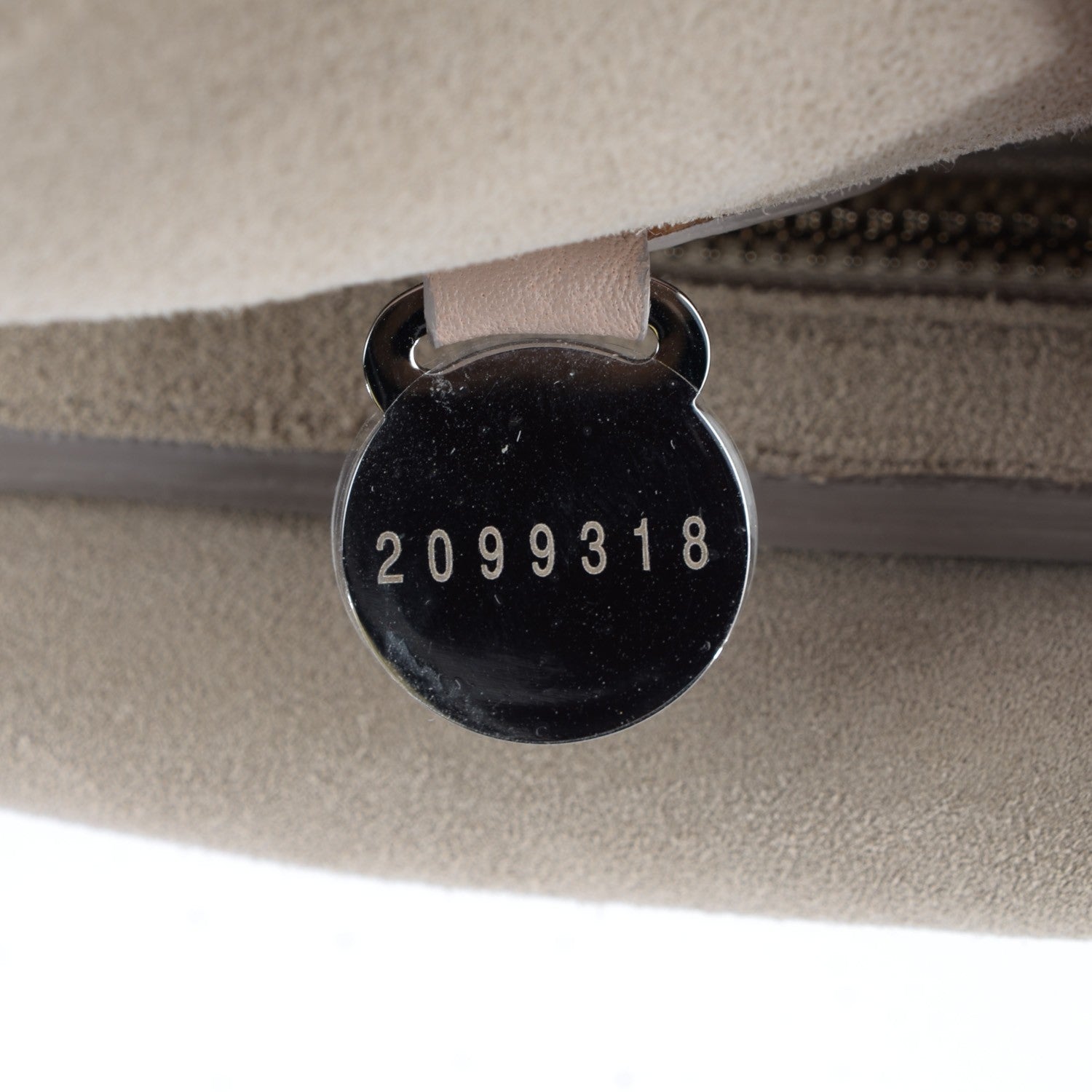 Mulberry Pebbled Calfskin Bayswater Putty 9 of 10