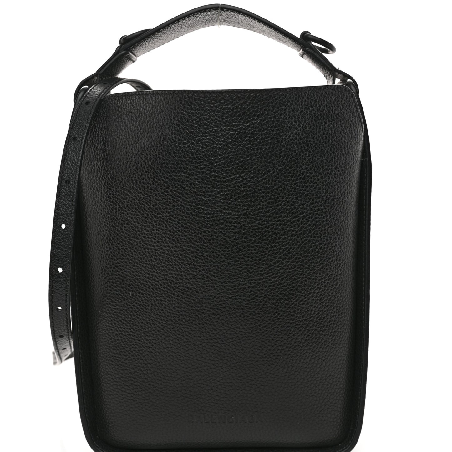 Calfskin Logo XS Tool 2.0 North-South Tote Black